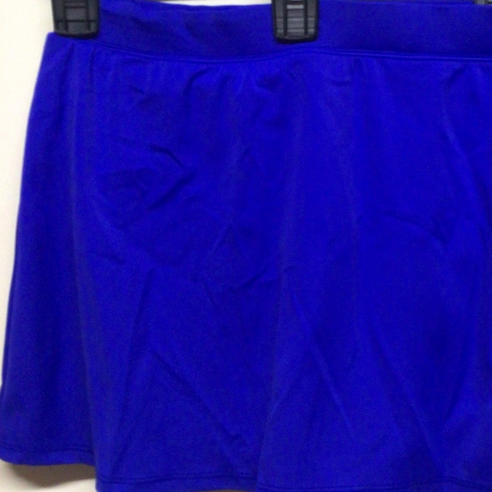 Royal blue swim skirt